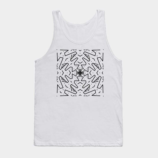 Zig Zag Mandala Tank Top by nathalieaynie